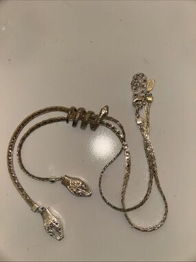 Attitudes by Renee snake necklace